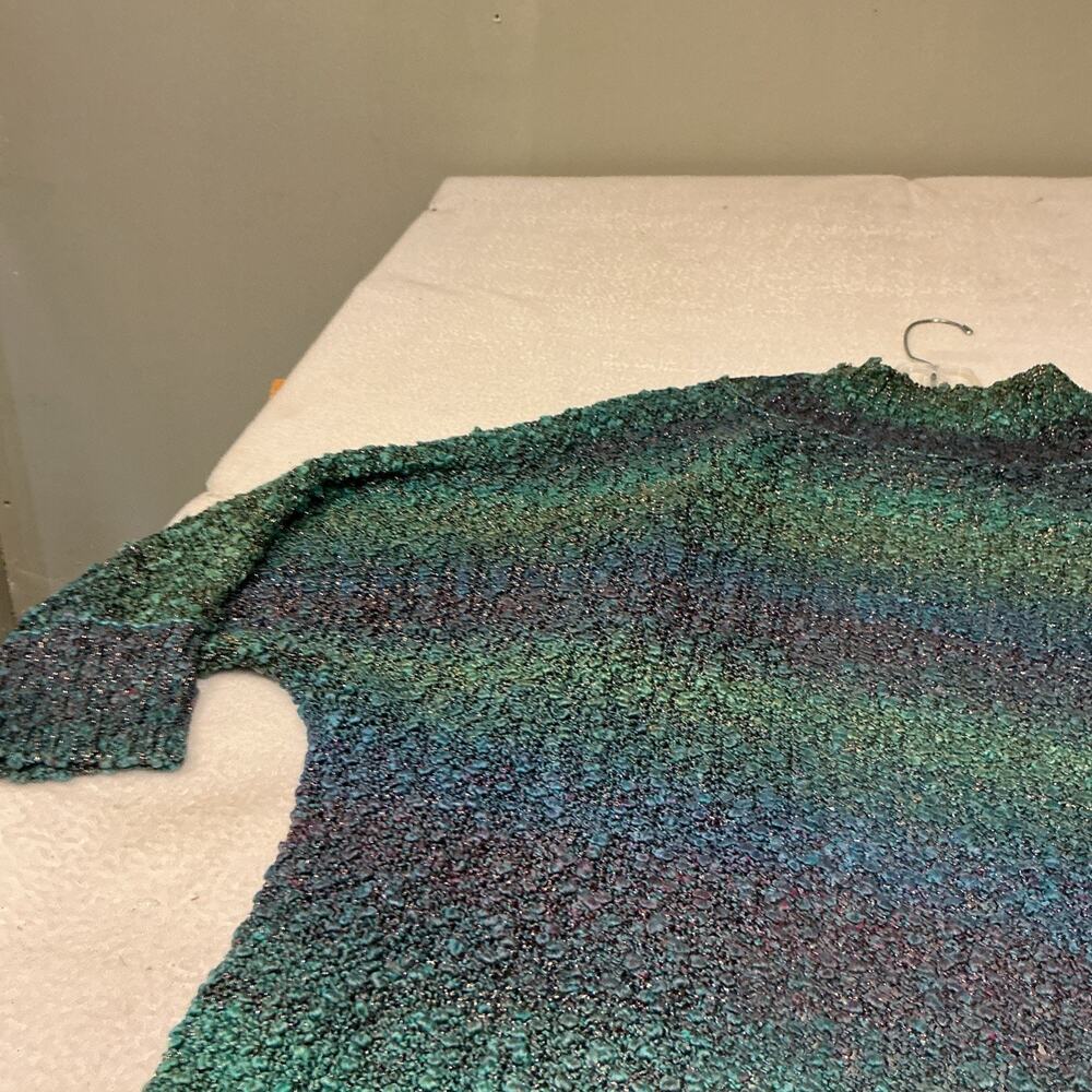 Cato Women's Auqua N Open Front Cardigan Sweater Size 18/20 3/4 Sleeve NWT.3539 - Picture 14 of 14